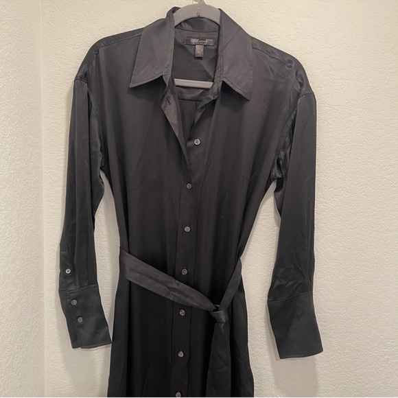 Banana Republic Muse Silk Maxi Shirtdress size Small - Picture 11 of 12